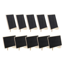 45 Pcs Mini Chalkboards With Support For Table Place Signs