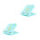 2 Pcs Adjustable Foot Calf Incline Board Workout Tool 9