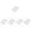 5Pcs Multi-Grid Cutlery Organizer Plastic Utensil Tray 7