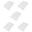 5Pcs Multi-Grid Cutlery Organizer Plastic Utensil Tray 10