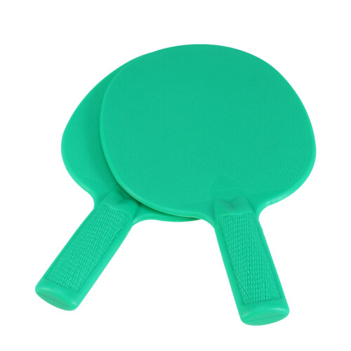 2 Pairs Plastic Table Tennis Bats For Kids Practice Training Green
