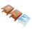 3Pcs Assorted Color Wooden Decorative Clips Desktop Memo Note Holders 8