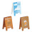 3Pcs Assorted Color Wooden Decorative Clips Desktop Memo Note Holders 7