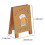 3Pcs Assorted Color Wooden Decorative Clips Desktop Memo Note Holders 3