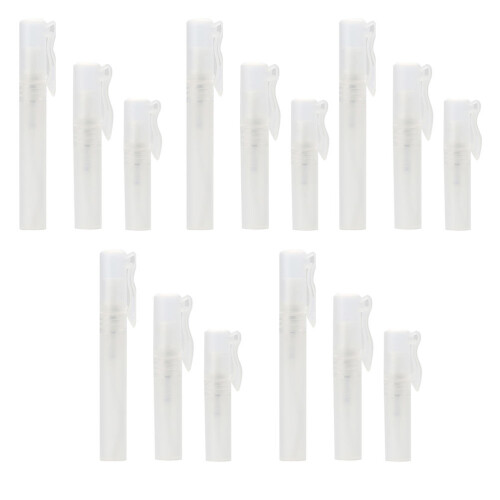 15Pcs Reusable Empty Spray Bottles For Travel