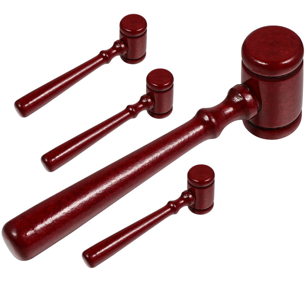 16 Pcs Decorative Wooden Auction Hammer Judge Gavel Tools 032297164677
