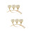 2Pcs 3-Arm Tea Light Candle Holder Desktop Arch Table Candelabra 7