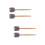 4 Pcs Practical Bass Drum Mallets Non Skid Stainless Steel 7