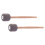 4 Pcs Practical Bass Drum Mallets Non Skid Stainless Steel 11