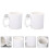 2Pcs Soccer Mugs White Coffee Milk Cups Beverage Containers 5