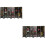 2Pcs Chinese Style Folding Wooden Screen Mini Room Divider For Desktop 6