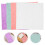8Pcs Square Washcloth Towels Solid Color Absorbent Face Cleaning 3