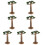 7Pcs Mini Tree Model Multi Color Durable Desktop Ornament for Decor 7