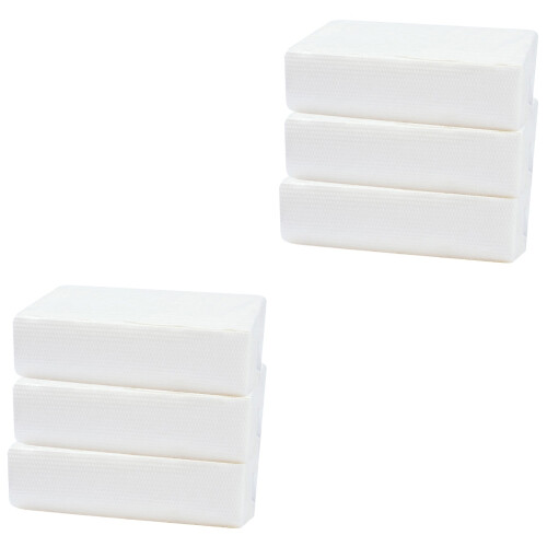 2 Sets 3 Pack White Kitchen Bathroom Paper Towels For Home Shop 2