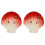 2Pcs Ceramic 6 Holes Ocarina Shell Musical Instrument 2