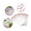 5Pcs Rectangular Table Cloth Waterproof Oil Resistant Decorative 5