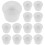 100Pcs Thickened Paper Ice Cream For Takeout Events 11