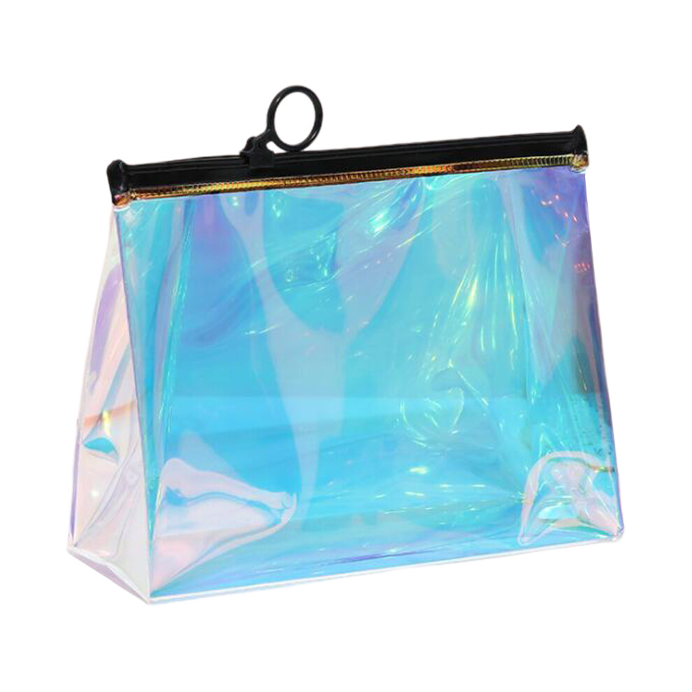 Ohphcall 3Pcs Transparent Waterproof Makeup Travel Bag With Zipper