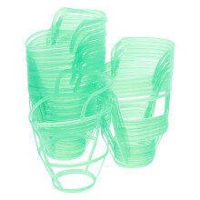 100 Pcs Plastic Saline Bottle Net Cover For Drip Use