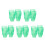100 Pcs Plastic Saline Bottle Net Cover For Drip Use 5