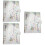 3 Pcs Transparent PVC Notebook Cover Protector 7