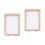 2Pcs Wooden Paper Making Mould Screen Printing Frame Diy Craft Tool 6
