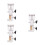 3Pcs Protein Skimmer Acrylic For Saltwater Aquarium 9