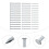 1030 Pcs Hardened Flat Head Galvanized Steel Nail For Tiling 11
