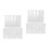 8 Pcs Transparent A5 Book Cover Film Waterproof Protective 6
