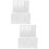 8 Pcs Transparent A5 Book Cover Film Waterproof Protective 9