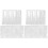 8 Pcs Transparent A5 Book Cover Film Waterproof Protective 4
