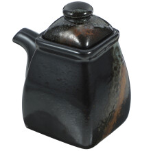 5Pcs Japanese Style Ceramic Soy Sauce Dispenser Container Jar