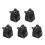 5Pcs Japanese Style Ceramic Soy Sauce Dispenser Container Jar 8