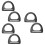 6 Pcs D-Shaped Bag Decorations Sturdy Handbag Handles Black 7