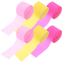 18 Rolls Crepe Paper For Diy Craft Party Decorations Backdrop Swirls