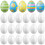 250Pcs White Polystyrene Eggs DIY Craft Eggs for Easter and Home Decor 1