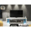Creative Furniture Nova 200cm TV Unit LED - White & Grey Gloss Doors 3