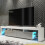 Creative Furniture Nova 200cm TV Unit LED - White & Grey Gloss Doors 5