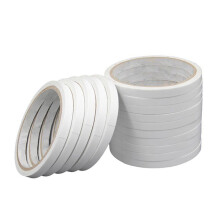 Zakje met 20 dubbelzijdige kleefband Sticker Tape (Wit)