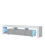 Creative Furniture Nova 200cm TV Unit LED - White & Grey Gloss Doors 7