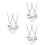 6 Pcs Sister Forever Necklace 6