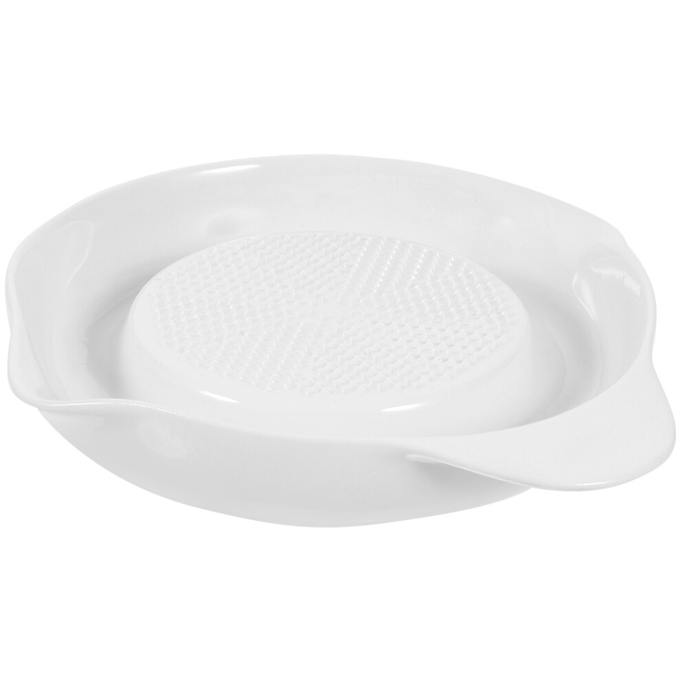 2Pcs Porcelain Plate For Fruits Vegetables Ginger Garlic Onion Totority