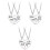 6 Pcs Sister Forever Necklace 3