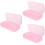 3St Roze Tray Box Voor Salon En Thuisgebruik 8