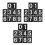 30 Pcs Plastic Number Stencils 0-9 PVC For Spray Craft 10