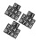 30 Pcs Plastic Number Stencils 0-9 PVC For Spray Craft 6