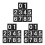 30 Pcs Plastic Number Stencils 0-9 PVC For Spray Craft 7
