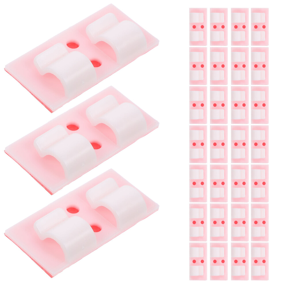 128 Pcs Cord Keeper Self-Adhesive Cord Management Winder Organizer 033787684392