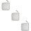 3Pcs 40 Capacity DVD Plastic Case Portable Zipper CD Storage Holder 2