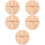 5Pcs Wood Pan Cover Lid With Handle For Stir Frying 9